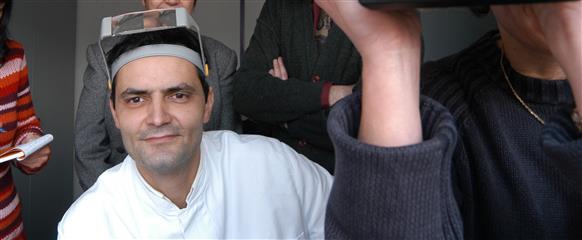 Benoit S et Pascal Oustalet et jury agrément oculariste 2003